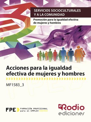 cover image of Acciones para la igualdad efectiva de mujeres y hombres